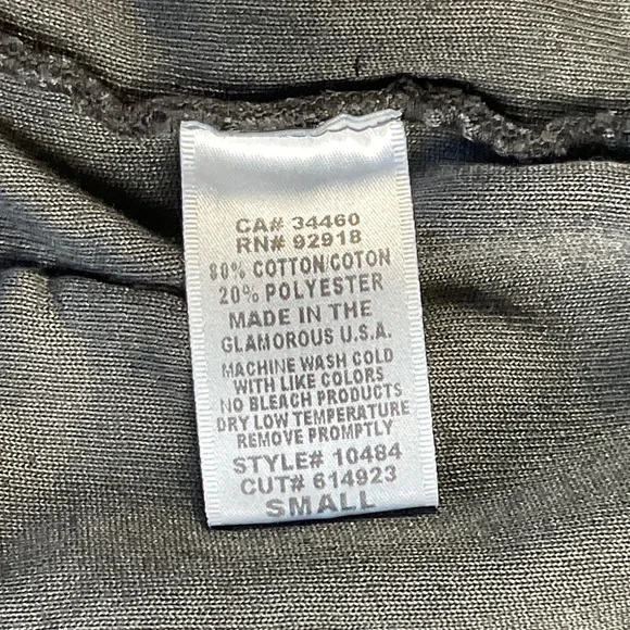 Juicy Couture Black Terry Zipped Hoodie with Pockets Size Small - Picture 9 of 10